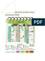 Calendrier Lunaire Du Jardinage Bio Hiver Et Printemps 2020