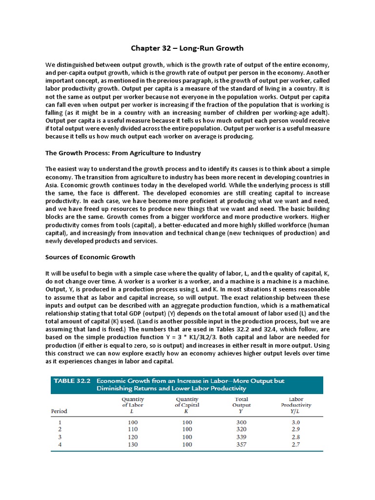 Economic Growth and Productivity Insights | PDF | Current Account | New ...