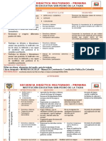 Formato de Secuencia Didactica Sociales Primaria Carlos y Yesid