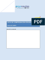 Lista de Comprobacion Ergonomica PDF