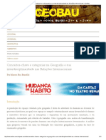 Conceitos-chave e categorias na Geografia e sua interdisciplinaridade nas Relações Internacionais _ GeoBau - Marcos Bau Brandão