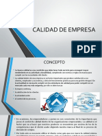 Calidad de Empresa