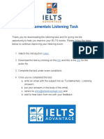 IELTS Advantage - Fundamentals Listening Task PDF