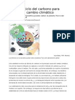 Cerrar El Ciclo Del Carbono para Detener El Cambio Climático