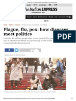 Political Implication of Epidemics and Pandemics - Plague, Flu, Pox - How Diseases Meet Politics - The Indian Express PDF