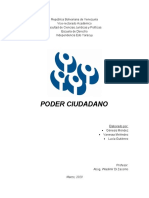 TRABAJO DE DERECHO CONSTITUCIONAL, PODER CIUDADANO