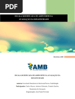 ESCALA MODIFICADA DE ASHWORTH NA avaliação da espasticidade