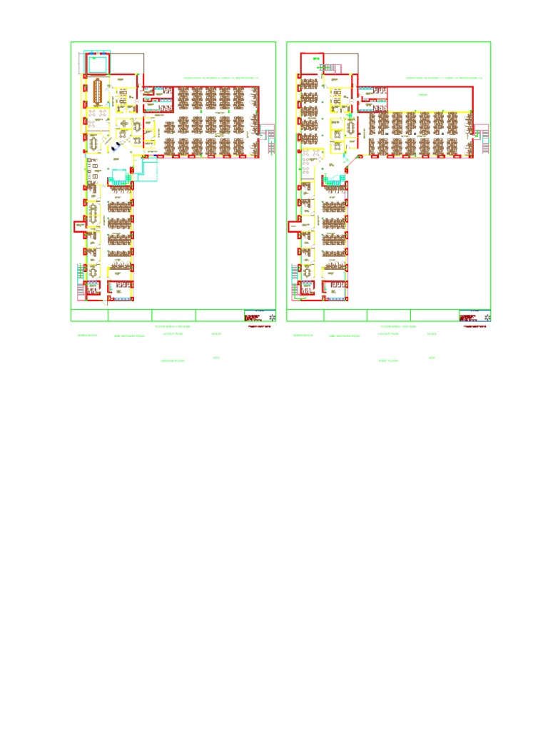 Office Layout Plan ABB Mathura | PDF