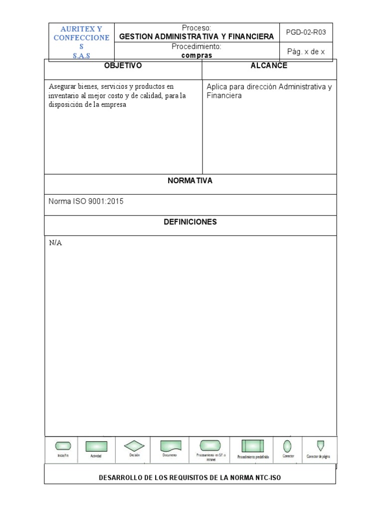 Procedimiento de Compras Eficiente en ISO 9001 | PDF | Calidad ...