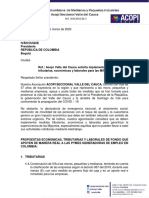 Acopi Valle A Presidente Ivan Duque - Implementacion Medidas para Las Mipymes