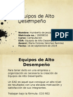 Equipos de Alto Desempeño 19008016