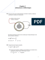 Chapitre - 5 - Condensateurs Et Diélectriques - ES5 PDF