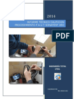 Informe técnico PAUT Sonatest Veo 2014