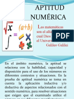 Aptitud numérica: prueba de 30 ítems para evaluar habilidades con números