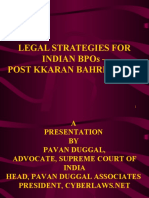 Legal Strategies For Indian Bpos - Post Kkaran Bahree Case