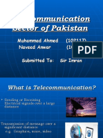 Telecommunication Sector of Pakistan