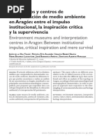 Los museos ambientales de Aragón: entre el impulso institucional y la supervivencia