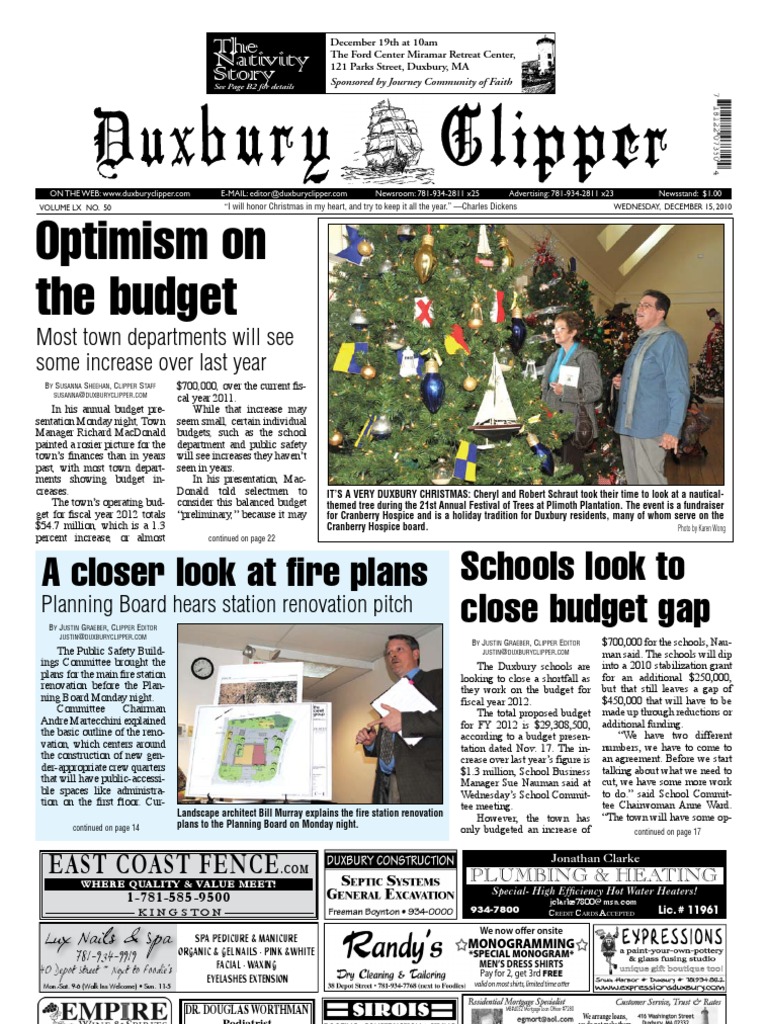 Duxbury Clipper 2010 15 12 PDF Leisure Business