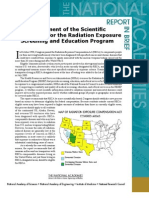 Assessment of The Scientific Information For The Radiation Exposure Screening and Education Program, Report in Brief