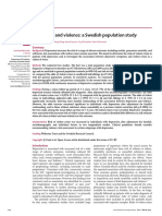 Depression and Violence A Swedish Population Study