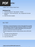 IGC Test: ASTM A262 Practice E Overview | PDF | Materials | Metals