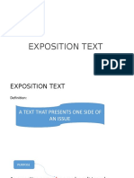 Exposition Text Explained