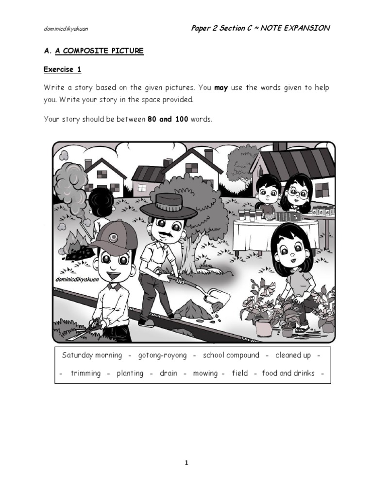 Note Expansion Writing Exercises | PDF