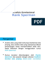 Koefesien Rank Sperman