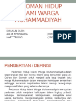 Power Point Pedoman Hidup Islami Warga Muhammadiyah