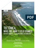 Tectónica, Nivel Del Mar y Ciclo Sísmico en Playa Junquillal y El Pacífico Norte Costarricense.
