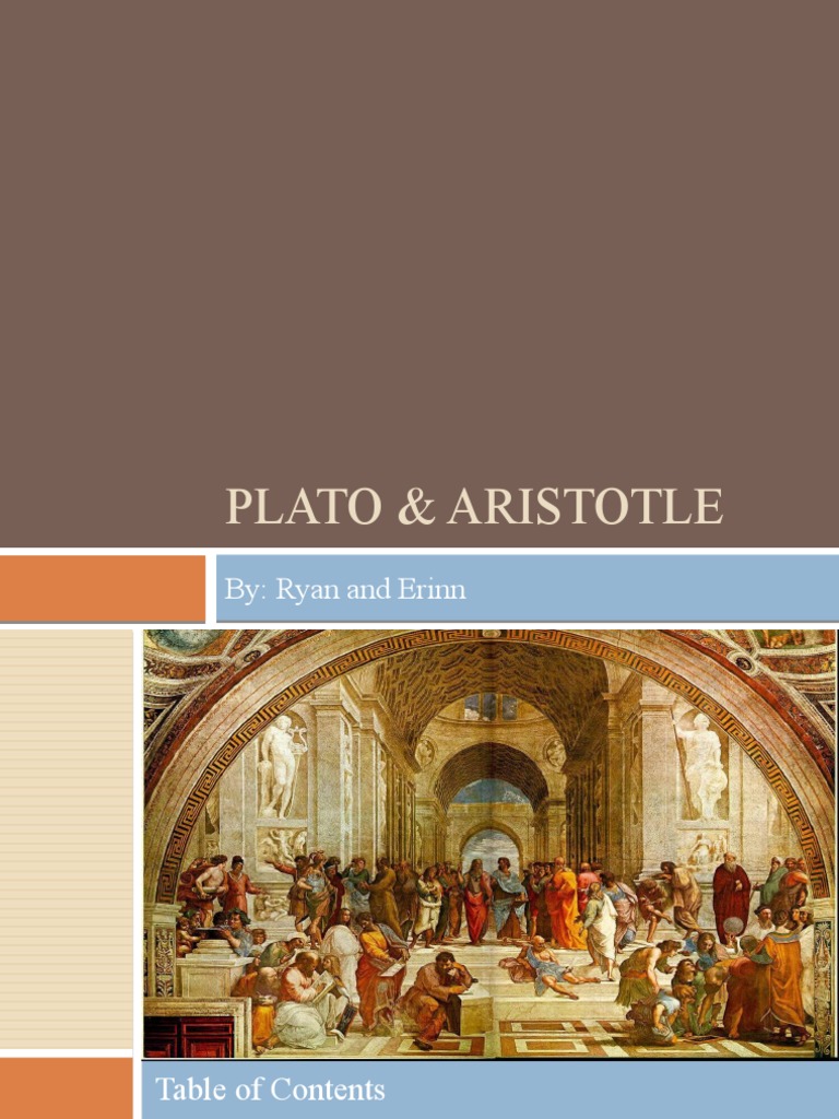 Plato Aristotle By Ryan And Erinn Pdf Plato Socrates