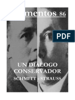 Un Di Logo Conservador Entre Schmitt y Strauss PDF