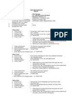 Daftar Riwayat Cv. Garuda