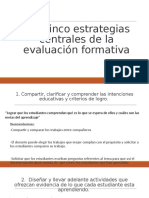 Parte - Las Cinco Estrategias Centrales de La Evaluación Formativa