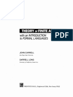 Theory of Finite Automata With A Introduction To Formal Language - Carroll, John PDF
