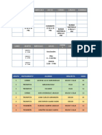 HORARIOS Y ALUMNOS