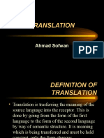 Definition of Translation