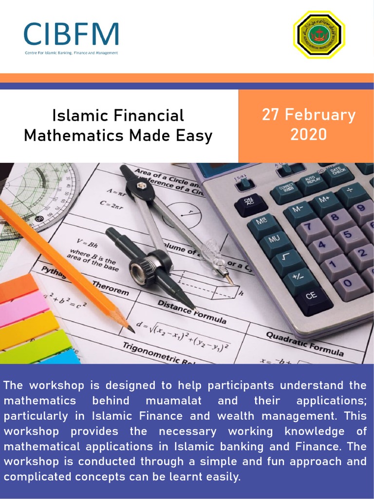Islamic Finance Math Workshop Overview | PDF | Islamic Banking And ...