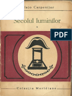 Alejo Carpentier - Secolul Luminilor Vol 1 PDF