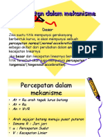 Materi Percepatan dalam Mekanisme