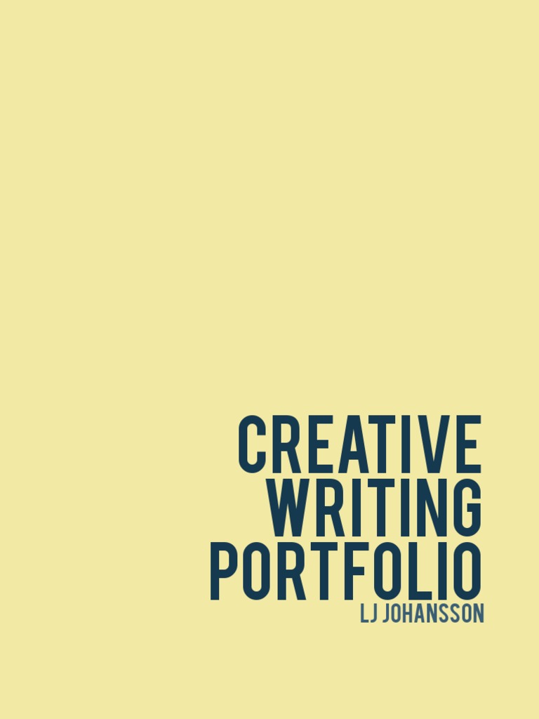 portfolio in creative writing