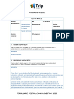 Formato Plan de Trabajo Postulaciones SERCOTEC