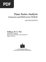 William W.S.Wei (Pearson 2006 634s) - Time Series Analysis - Univariate and Multivariate Methods 2ed - PDF