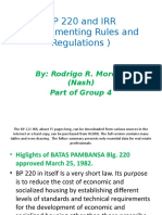 BP 220 and Implementing Rules and Regulations