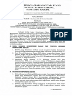 Pengumuman Hasil SKD Dan Persiapan SKB CPNS Kemen ATRBPN Tahun 2019 PDF