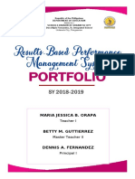RPMS Portfolio COVER