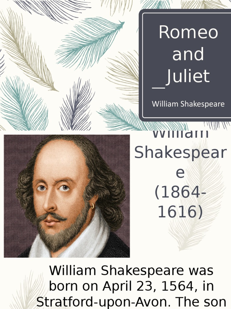 Romeo and Juliet PDF Characters In Romeo And Juliet William Shakespeare