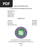 Fire Extinguisher Robot (Report)