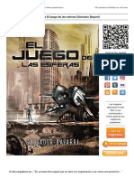 Descarga El Juego de Las Esferas (Salvador Bayarri) PDF