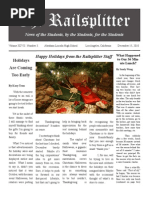 December Railsplitter